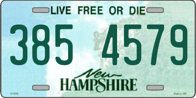 NH license plate 3854579