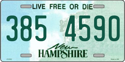 NH license plate 3854590