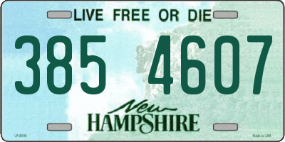 NH license plate 3854607