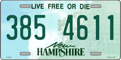 NH license plate 3854611