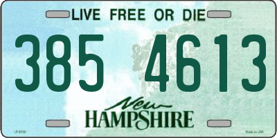NH license plate 3854613