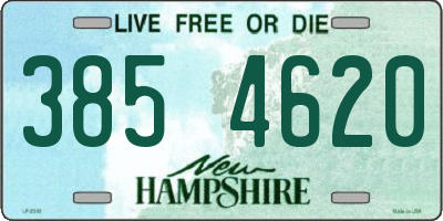 NH license plate 3854620