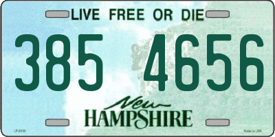 NH license plate 3854656