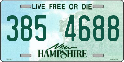 NH license plate 3854688