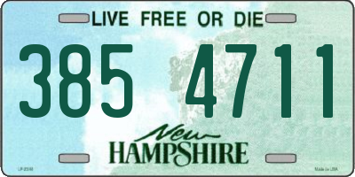 NH license plate 3854711