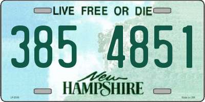 NH license plate 3854851
