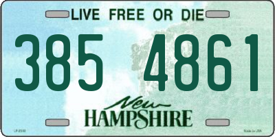 NH license plate 3854861