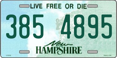 NH license plate 3854895