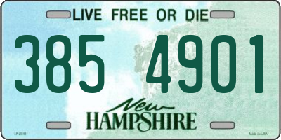 NH license plate 3854901