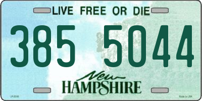 NH license plate 3855044
