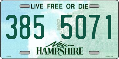 NH license plate 3855071