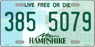 NH license plate 3855079