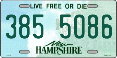 NH license plate 3855086