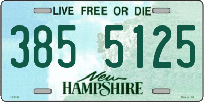 NH license plate 3855125
