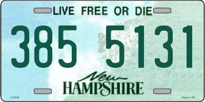 NH license plate 3855131