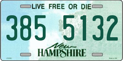 NH license plate 3855132