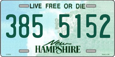 NH license plate 3855152