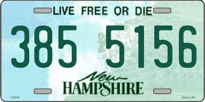 NH license plate 3855156