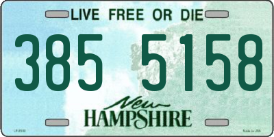NH license plate 3855158
