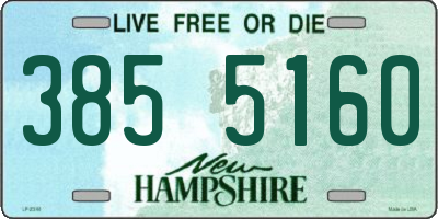 NH license plate 3855160