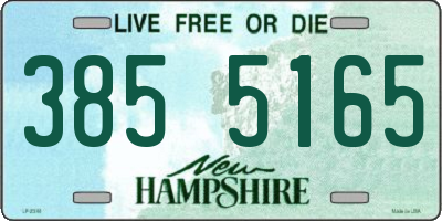 NH license plate 3855165