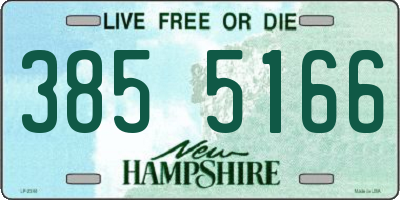 NH license plate 3855166