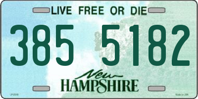 NH license plate 3855182