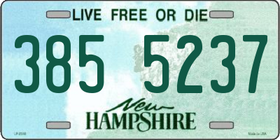 NH license plate 3855237