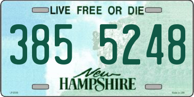 NH license plate 3855248
