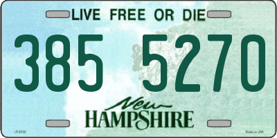NH license plate 3855270