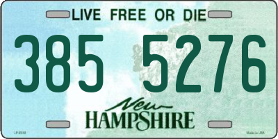NH license plate 3855276