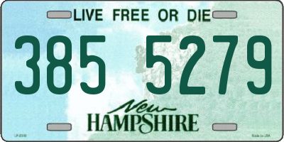 NH license plate 3855279