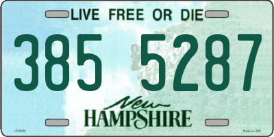 NH license plate 3855287
