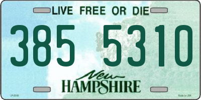 NH license plate 3855310