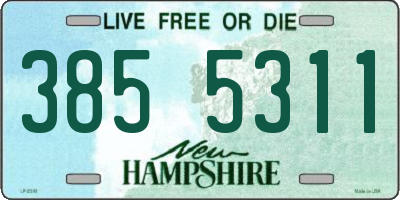 NH license plate 3855311