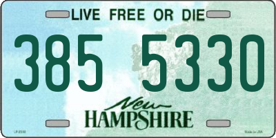 NH license plate 3855330