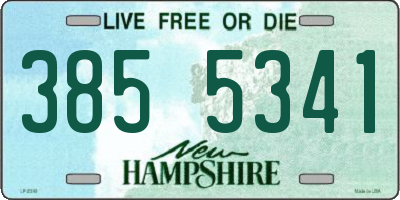 NH license plate 3855341