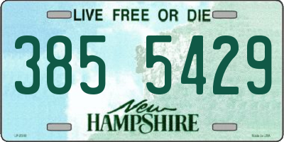 NH license plate 3855429