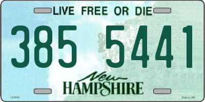 NH license plate 3855441