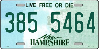NH license plate 3855464