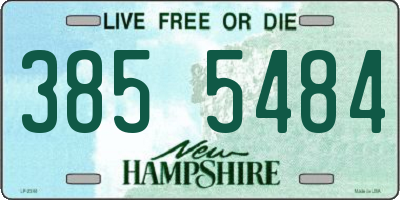 NH license plate 3855484