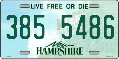 NH license plate 3855486