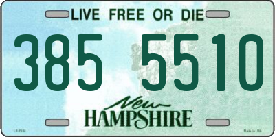 NH license plate 3855510
