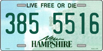 NH license plate 3855516