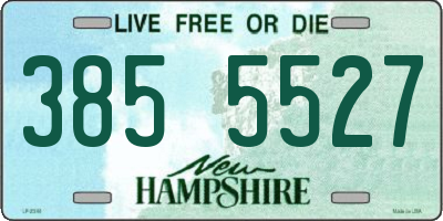 NH license plate 3855527
