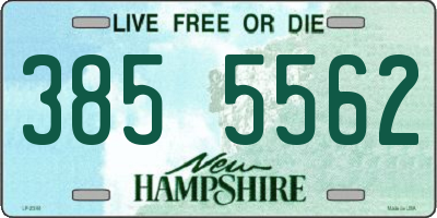 NH license plate 3855562