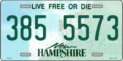 NH license plate 3855573