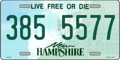NH license plate 3855577