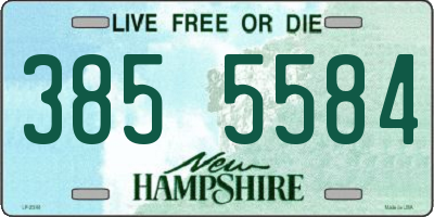 NH license plate 3855584