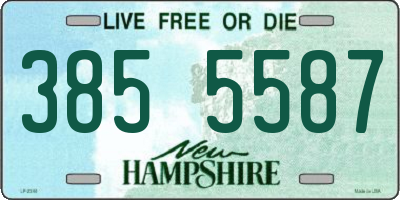 NH license plate 3855587